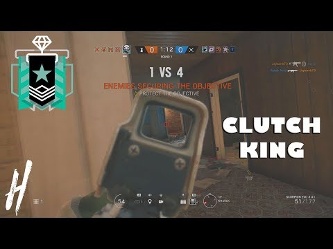 The Clutch King: Xbox Diamond - Ranked Gameplay - Rainbow Six Siege