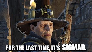 For the last time, it's SIGMAR.