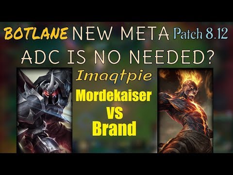 Imaqtpie | MORDEKAISER vs BRAND | MORDEKAISER Adc | Challenger Gameplay | Patch 8.12