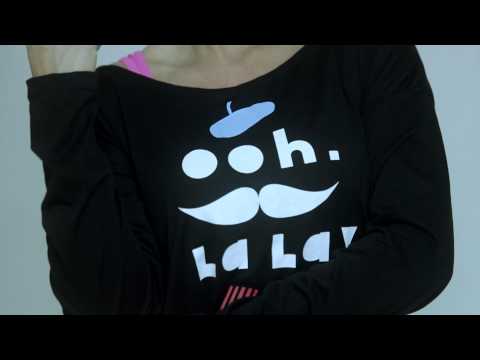 BLUSA FITNESS MULLET EM MALHA LISA COM SILK E MANGA LONGA V115.A - CLICK CHIQUE