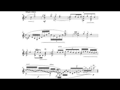 Dušan Bogdanović - Marijo, Bela Kumrijo (Fantasia) for Guitar (2017) [Score-Video]