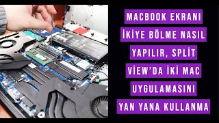 Macbook Ekranı ikiye bölme nasıl yapılır, Split View'da iki Mac uygulamasını yan yana kullanma