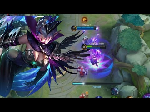 Miya gold line, top global miya acak acak maksman musuh || mobile lagend