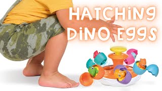 Hatching Dino Eggs (Toy Review)