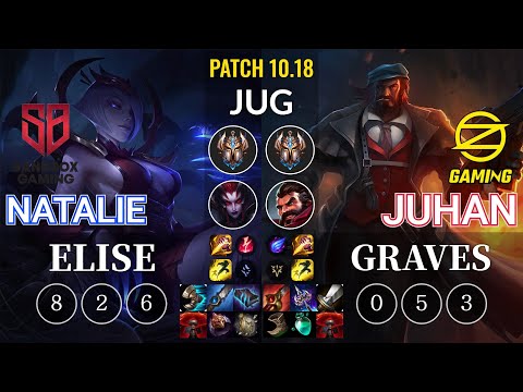 SB Natalie Elise vs OZ Juhan Graves Jungle - KR Patch 10.18