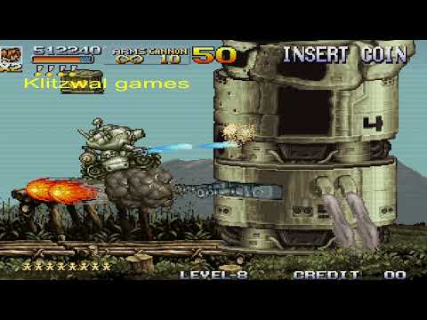 Metal Slug 4 Enemy Reset (Rom Hack)..Nadia Cassel-No death..Level 8..Player: klitzwal2115 (COLOMBIA)