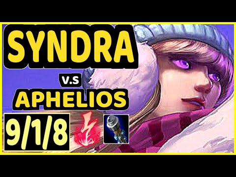 DOUBLELIFT (SYNDRA) vs APHELIOS - 9/1/8 KDA BOTTOM ADC CHALLENGER GAMEPLAY - NA