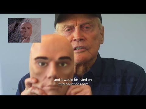 Studio Auctions presents Lee Majors and the John Saxon Face Mask from "Day of the Robot."