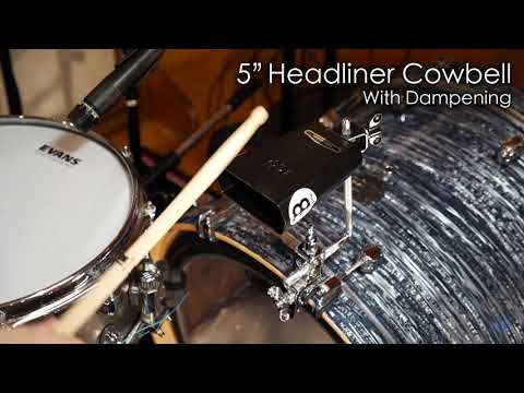 Meinl Percussion HCO4BK Headliner Series Mountable 5-Inch Cowbell, Black Powder Coated Steel image 7