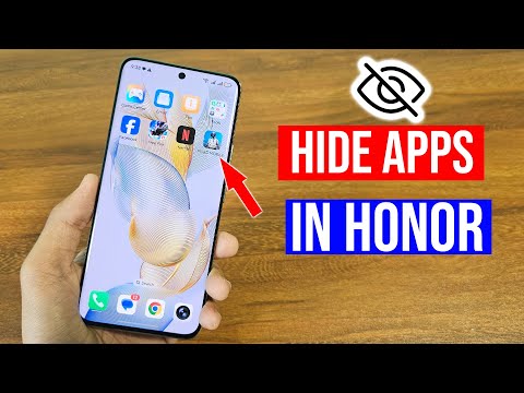 How to hide apps on Honor Phone