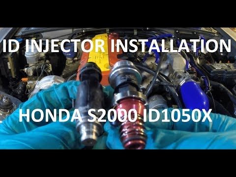 Honda S2000 ID1050X Injectors Install