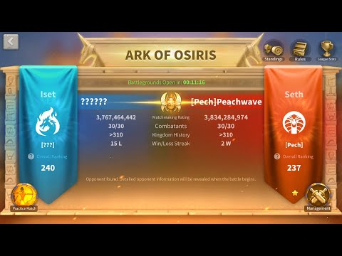Pech Ark Of Osiris 03/07/2022 - Rise of Kingdoms