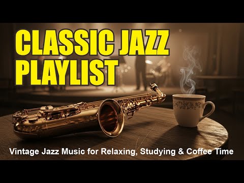 Classic Jazz Playlist – Vintage Jazz Music for Relaxing, Studying & Coffee Time