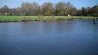 preview picture of video 'River Test downstream of Romsey'