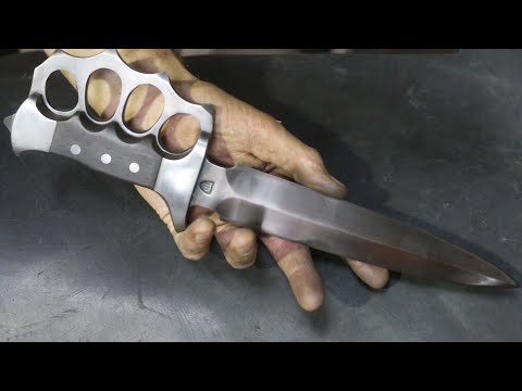 Forging a Trench knife,  the complete movie.