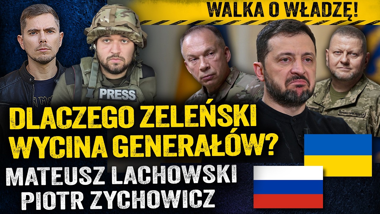 Dymisja Syrskiego! Wielki konflikt na szczytach władzy Ukrainy? — Mateusz Lachowski i Zychowicz