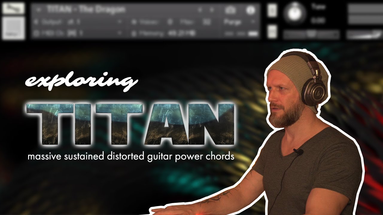 Kontakt library - massive sustained guitar power chords