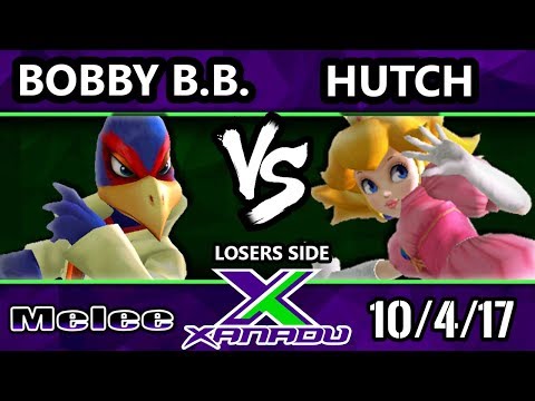 S@X 222 Melee - Bobby Big Ballz (Falco) Vs. Hutch (Peach) - Smash Melee Losers Bracket - SSBM