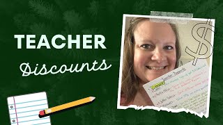 60 Companies Who Offer A Teacher Discount | Saving Money