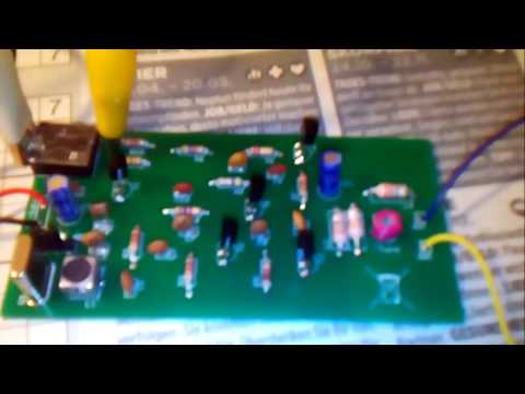 Kurzwellensender Bausatz von Kanalbusdriver testen