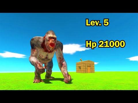 one man squad !! Goro hp level 5 vs every factions Animal Revolt Battle Simulator