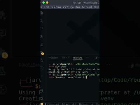 Setup Environment For Fastapi Python Python Beginner Tutorial Fastapi Python Pythonplaylist