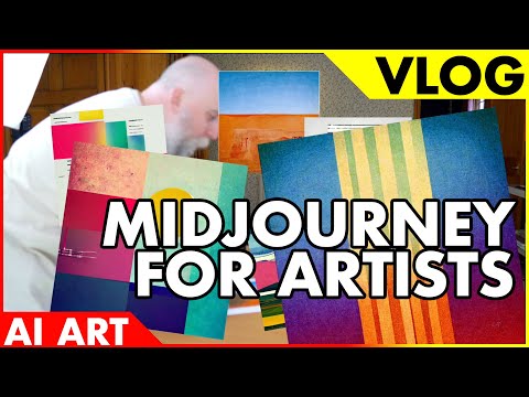My Midjourney Journey, AI art as an inspiration machine | VLOG #016