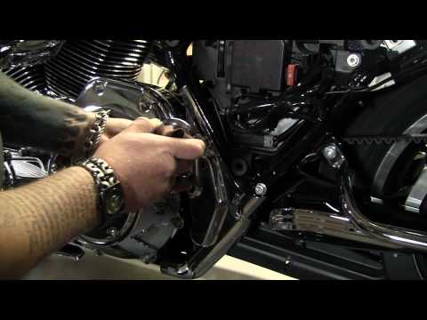 Kuryakyn Garage: Harley Davidson Mid-Frame Covers and Swing Arm Accent Install