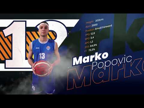 Marko Popovic   Season Highlights 2021/22|| Serbia 2MLS || KK Radnik Surdulica