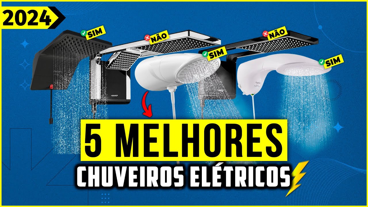 OS 5 MELHORES CHUVEIRO ELÉTRICO/ DUCHA ELÉTRICA DE 2024!