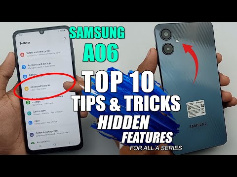 Samsung Galaxy A06 Top 10 Tips And Tricks Hidden Features