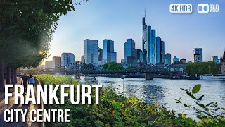 Frankfurt Walking Tour: From Historic Centre to Modern Skyline | 4K 🇩🇪