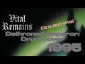 Vital remains dethroned emperor (Celtic frost): drum cover