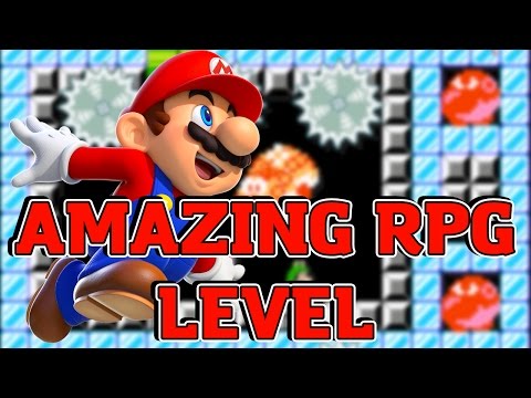 AMAZING! Super Mario Maker RPG Level Showcase