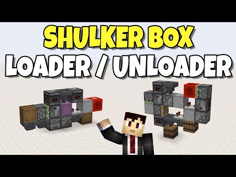Shulker Box Loader and Unloader (how to build) | Java Minecraft 1.21.9 Tutorial