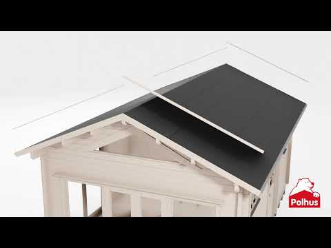 So verlegen Sie Dachpappe und Unterlegpappe - Polhus Dachpappenpaket