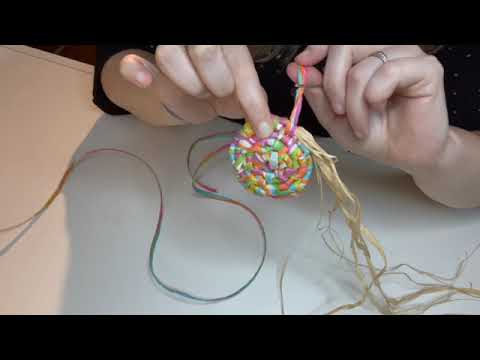 Raffia Basket Weaving Tutorial   SD 480p