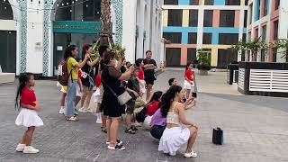 Bé Hoà Cùng Ngày Vui Đại Thắng #quockhanhvietnam #vietnam #dance #hochiminh #kids #views