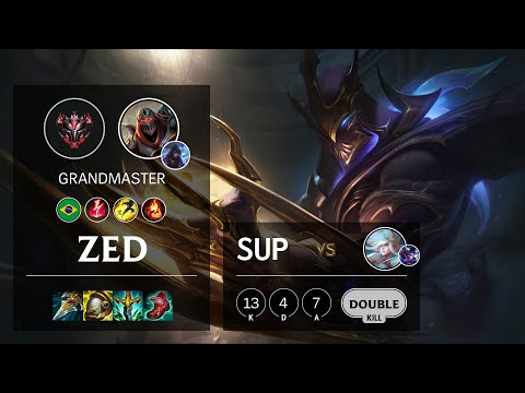 Zed Support vs Janna - BR Grandmaster Patch 11.2