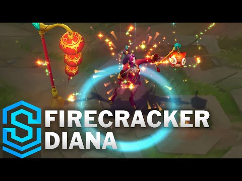 Firecracker Diana Skin Spotlight - Pre-Release - League of Legends