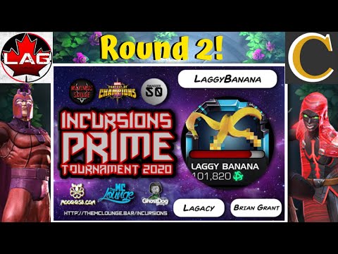 Incursions Prime Tournament Round 2! W/Brian Grant! Live! - Marvel Contest of Champions