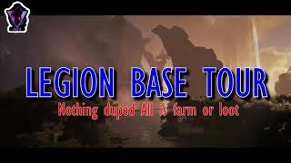 LEGION BASE /ALPHA TRIBE BASE TOUR /ARK OFFICIAL PVP PS4/