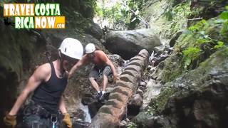 preview picture of video 'Canyoning Rappelling in La Fortuna Costa Rica'