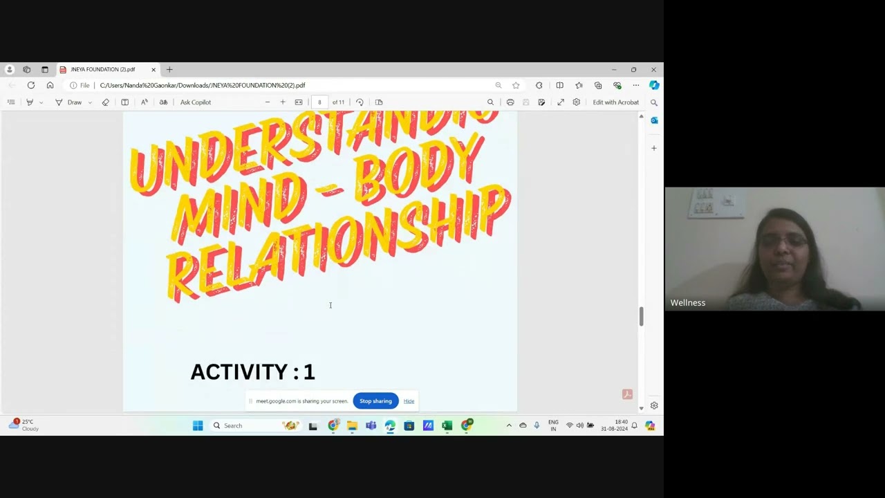 MIND-BODY RELATIONSHIP - ENGLISH