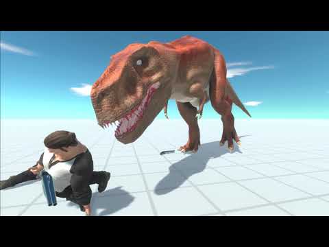 T-REX vs 2x EVERY UNIT - Animal Revolt Battle Simulator
