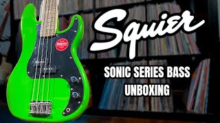 Squier Sonic Precision Bass Unboxing & First Impressions