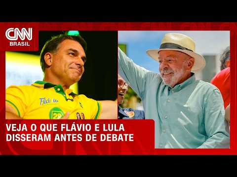 Flávio promete rebater fake news em debate; Lula pede por civilidade | CNN PRIME TIME