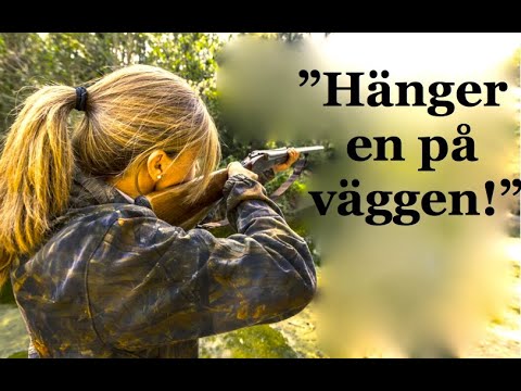 Ung kvinna från Uppland jagar björn i Norrland