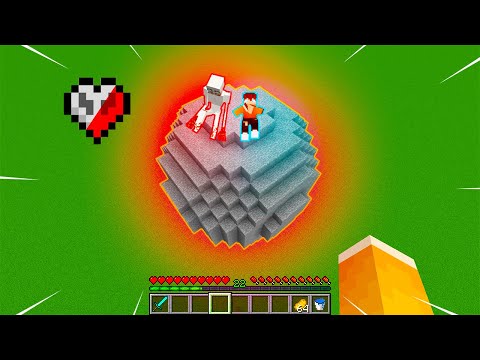 VIVO PER 24 ORE SU UN MINI PIANETA CON GLI SCP SULLA NUOVA MODALITA' DI MINECRAFT!!! - PianetaSCP