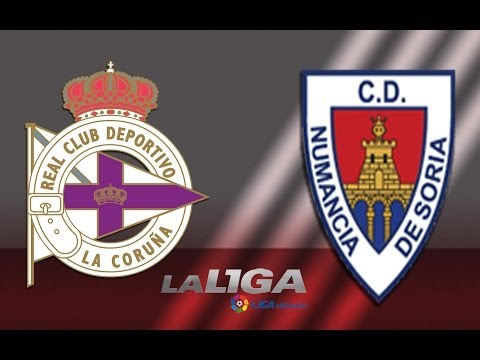 Resumen de Deportivo de la Coruña (3-3) CD Numancia - HD